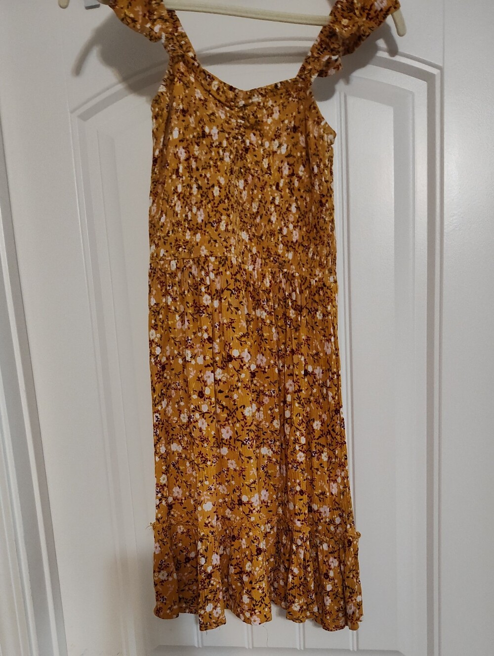 Rue21 Mustard Floral Minni Skirt